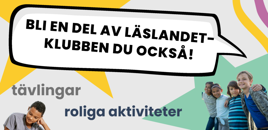 Bli en del av Läslandet-Klubben du också!